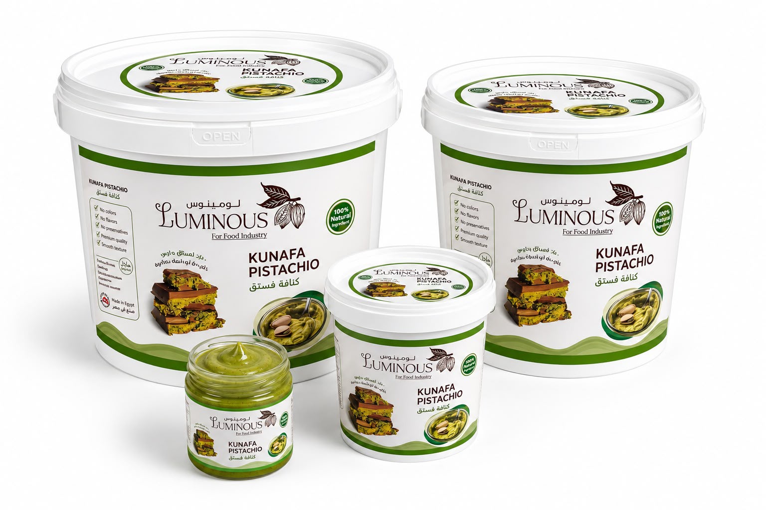 Luminous Kunafa Pistachio Cream